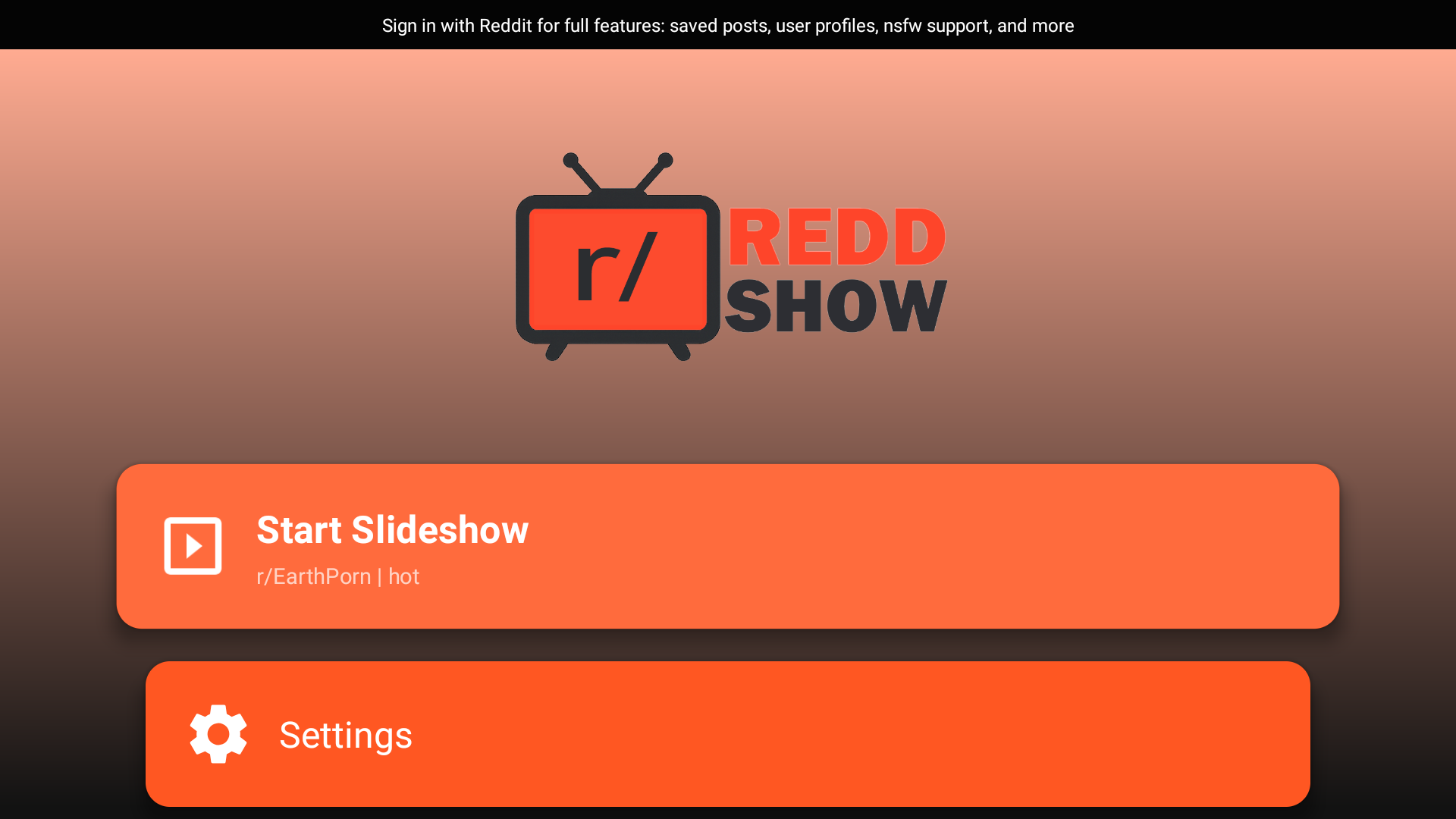 ReddShow TV Screenshot 1